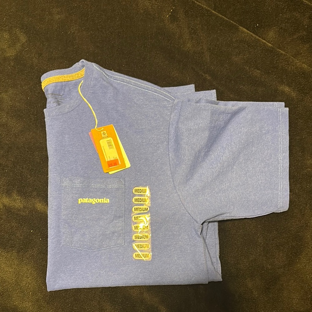 Patagonia Blue Pocket T-Shirt